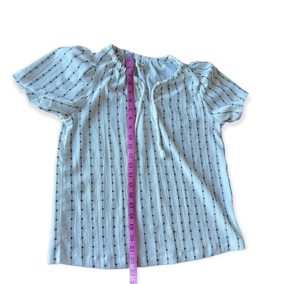 Madewell Women’s Tie Neck Short Sleeve Tunic Top, XS - Picture 10 of 10